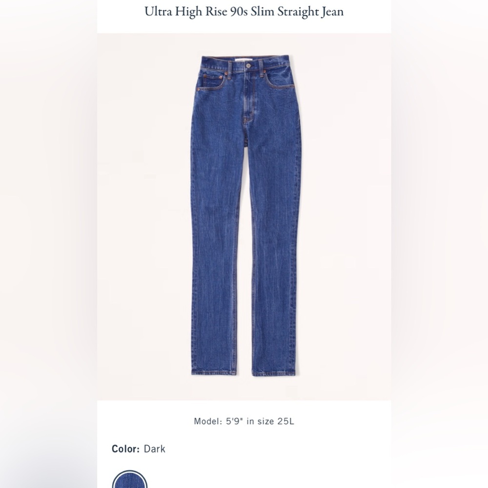 90’s Slim Straight Ultra High Rise! NEVER WORN
